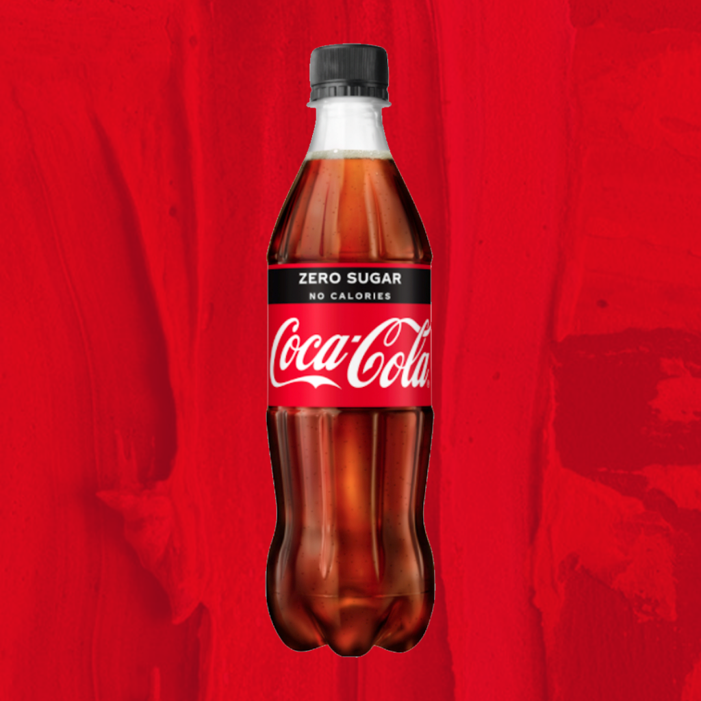 A 500 ml bottle of Coca Cola