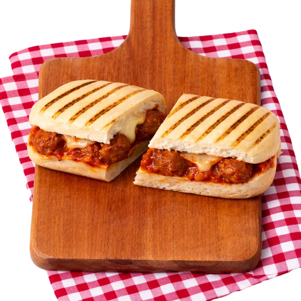 Arrabiatta Meatball Panini