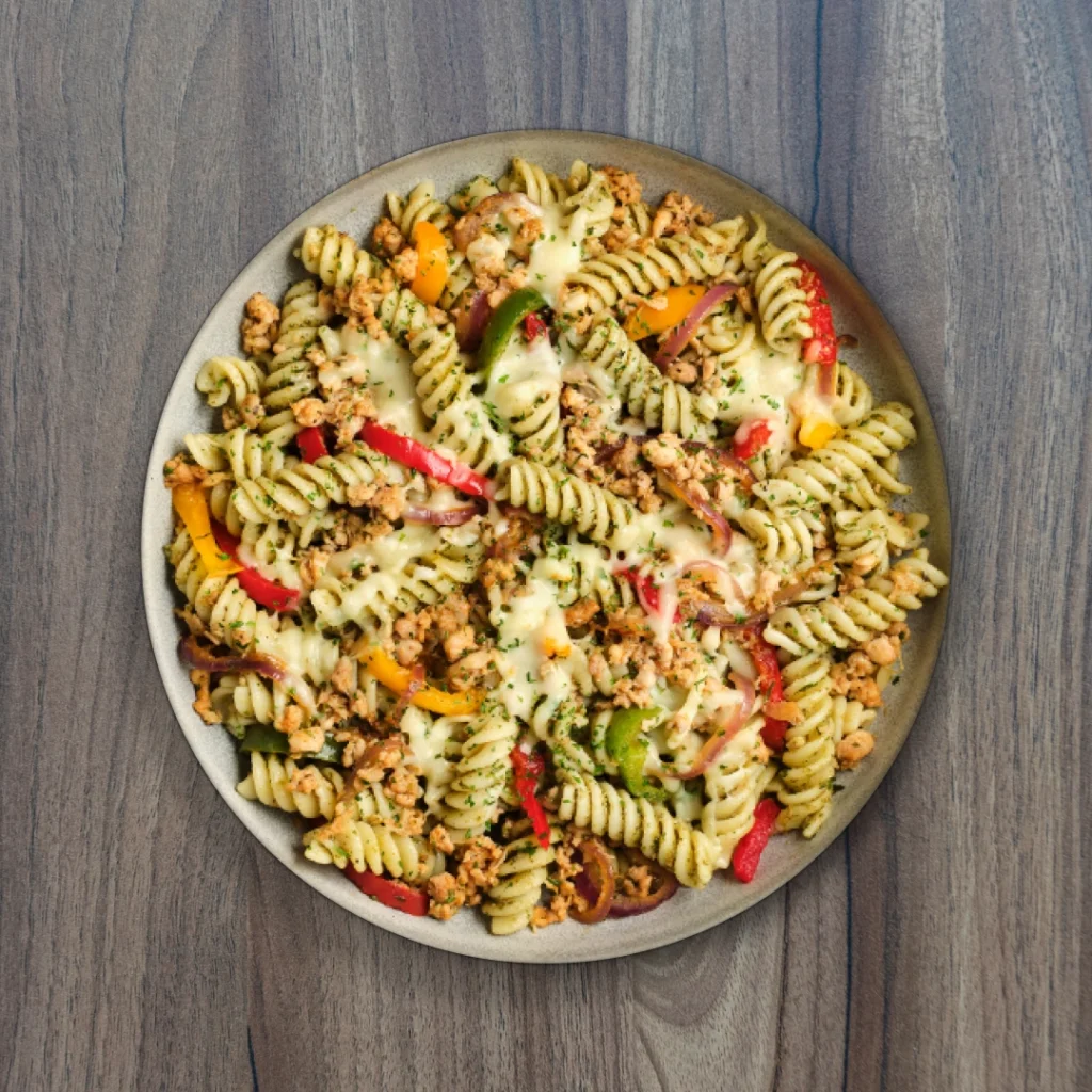 Heck Chicken with Pasta